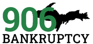 906 Bankruptcy logo, powered by Wolfson Bolton Kochis, consumer bankruptcy attorneys serving Northern Michigan's Upper Peninsula.